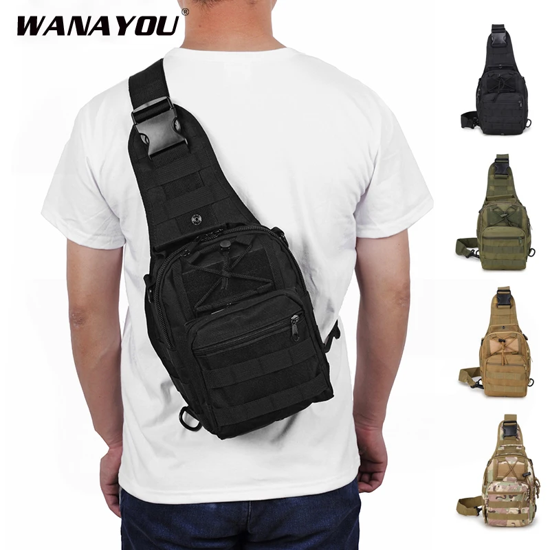 600D Мужская нагрудная Сумка слинг с облегченной модульной системой переноски