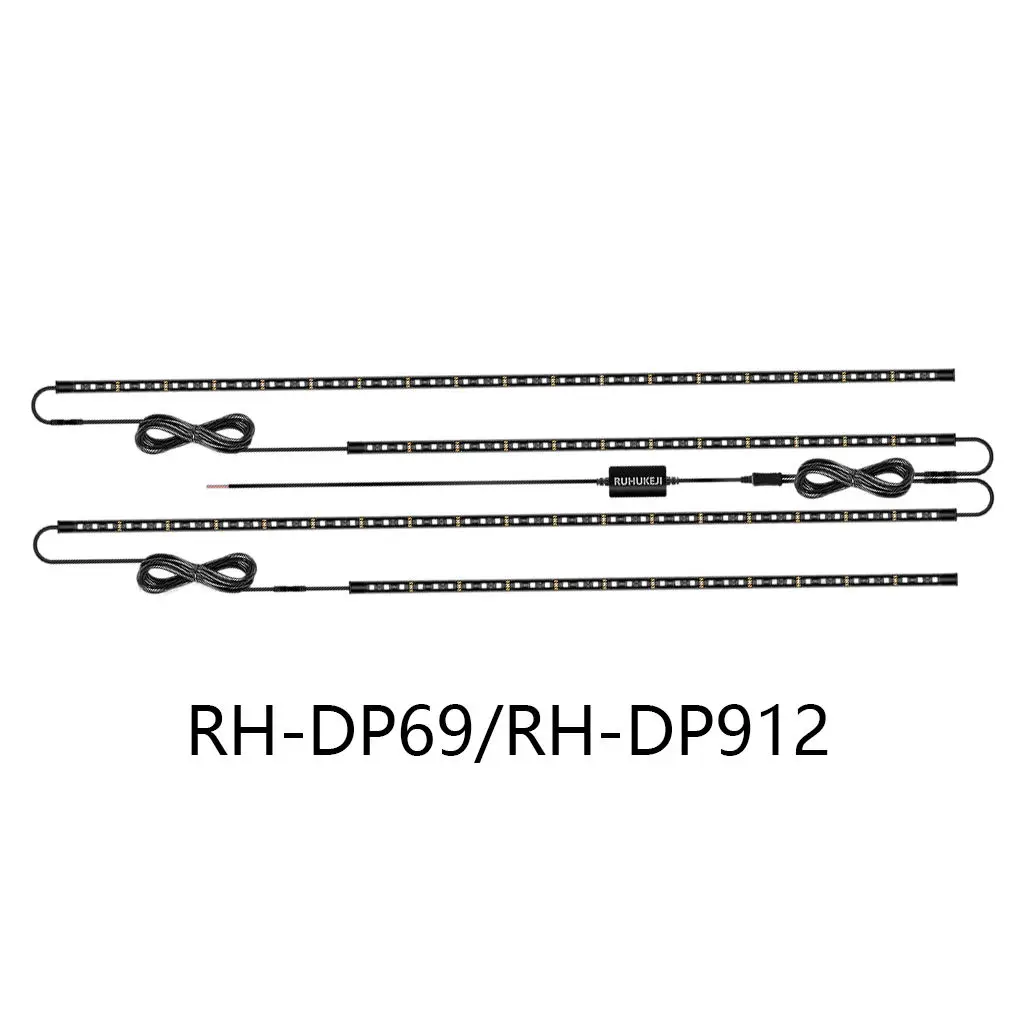 

12 В светодиодная RGB подсветсветильник для автомобиля s подсветсветильник для кузова IP65 внешсветильник освещение для автомобиля с дистанцио...