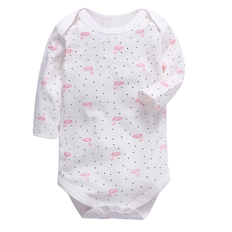 Боди для новорожденных мальчиков и девочек одежда с длинными рукавами из 100%