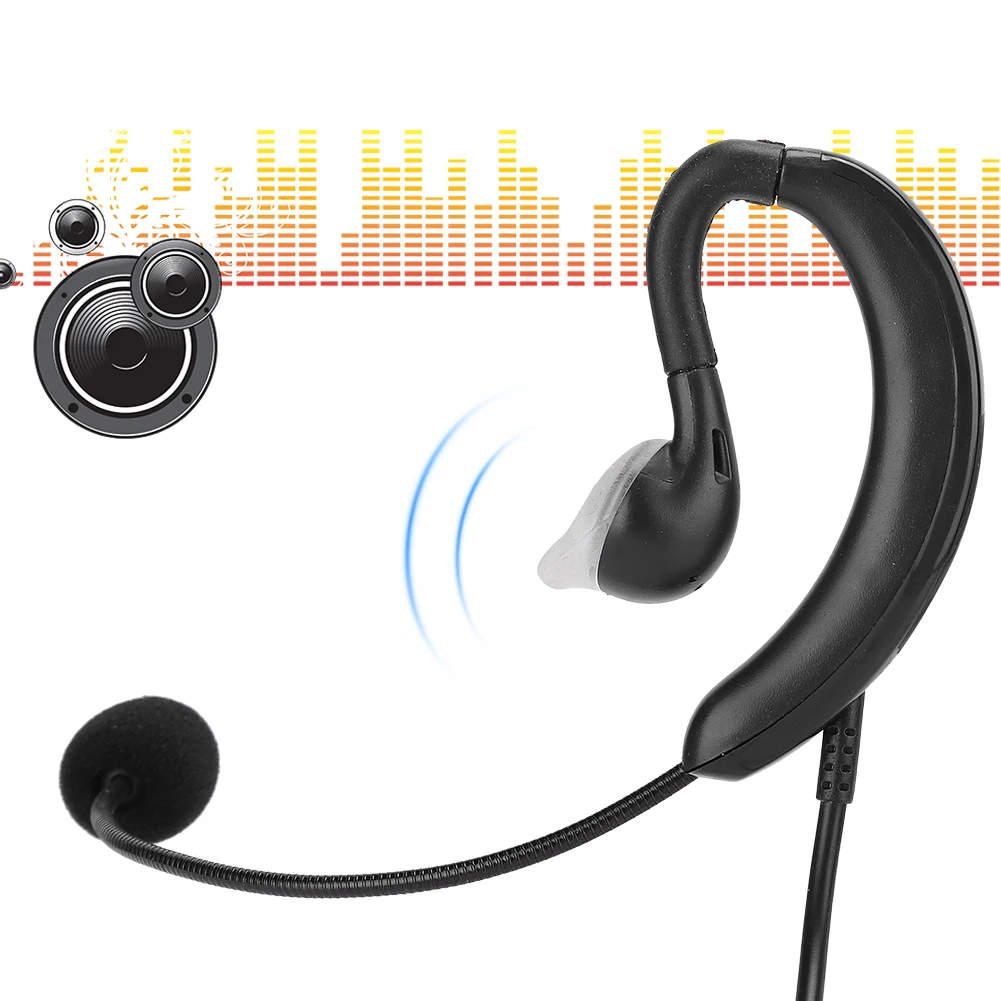 

Ear-Hook Wire Control Headset USB Headphone Computer Notebook Accessory For Skype / QQ / MSN For Online Calls Game Communicate