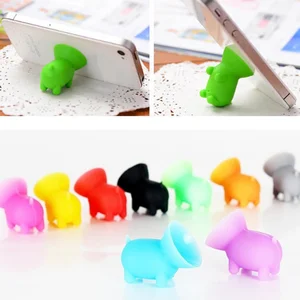 Универсальная силиконовая мини-игрушка для снятия стресса, 1 шт., мультяшный кронштейн для телефона, присоска, подставка для ленивых, хобби, игрушки для детей, игры для взрослых