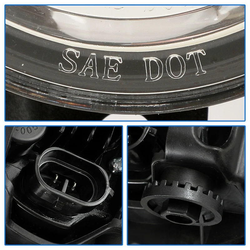 

Car LED Fog Lights Bumper Driving Lamps 1 Pair Wiring Switch Kit for Toyota 86 2017-2019