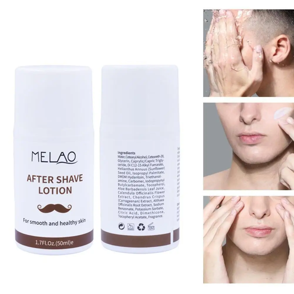 

50g After Shaving Lotion Men Skin Care Face Cream Smooth Oil Balance Cream Nutrition Moisturizing Skin Whitening Cream Skin Care
