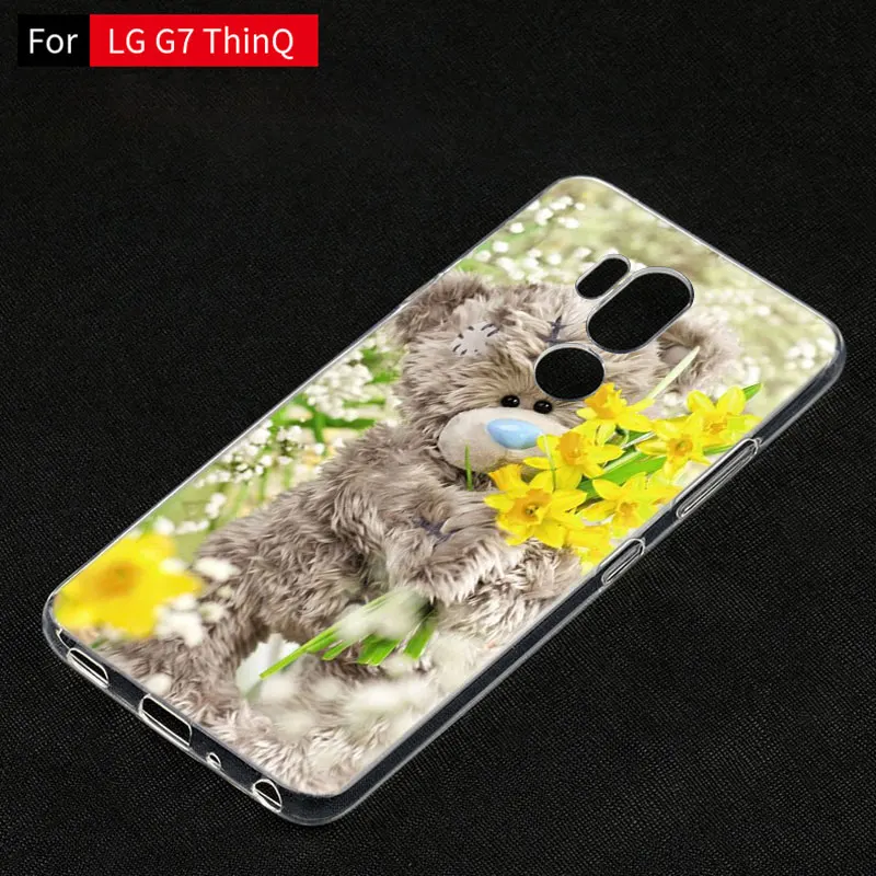 Милый подарок Медвежонок чехол для LG G5 G6 мини G7 G8 G8S V20 V30 V40 V50 ThinQ Q6 Q7 Q8 Q9 Q60 W10 W30 Aristo 2 X