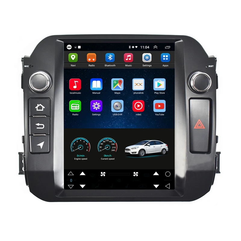 Автомобильный мультимедийный плеер стерео-система на android с экраном 10 4 дюйма GPS