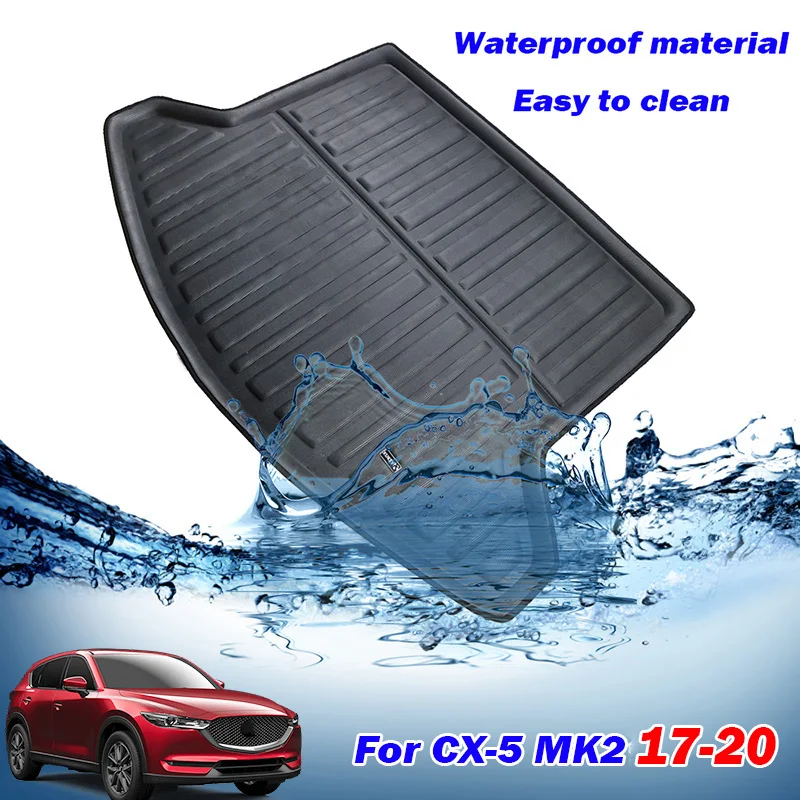 Для Mazda CX 5 CX5 KF 2017 2018 2019 2020 2021 коврик для багажника задний багажник поднос пола
