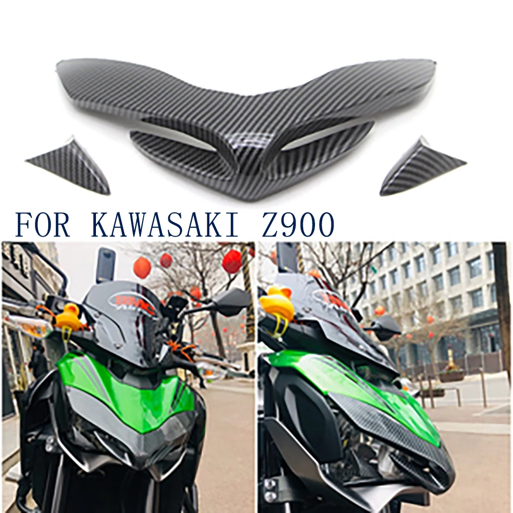 Переднее крыло для Kawasaki Z900 Z 900 2017 2019 обтекатель с аэродинамическими крыльями