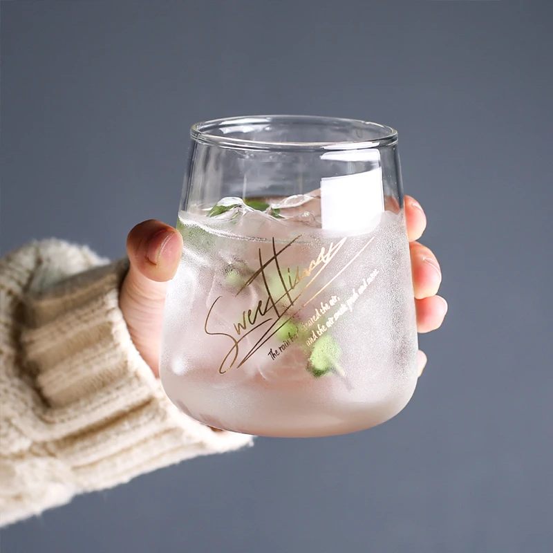 Простая Скандинавская прозрачная креативная пивная стеклянная Минималистичная