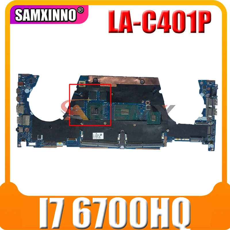 

Материнская плата Akemy для ноутбука HP LA-C401P ZBook 15 G3 840931-501 840931-001 I7 6700HQ N16P-Q1-A2 2G, тест ОК, быстрая доставка