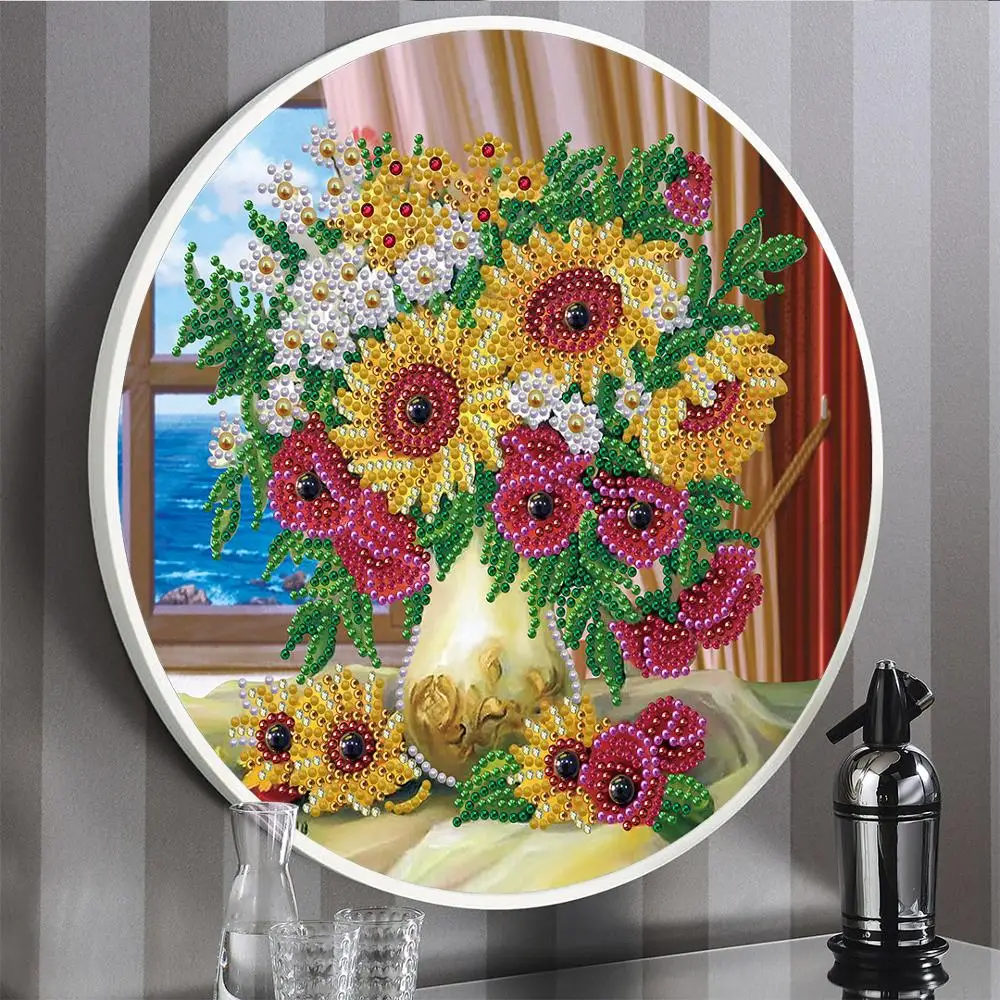 3d Diy ручная краска алмазная живопись настенная Кристалл бисер кисточка картина