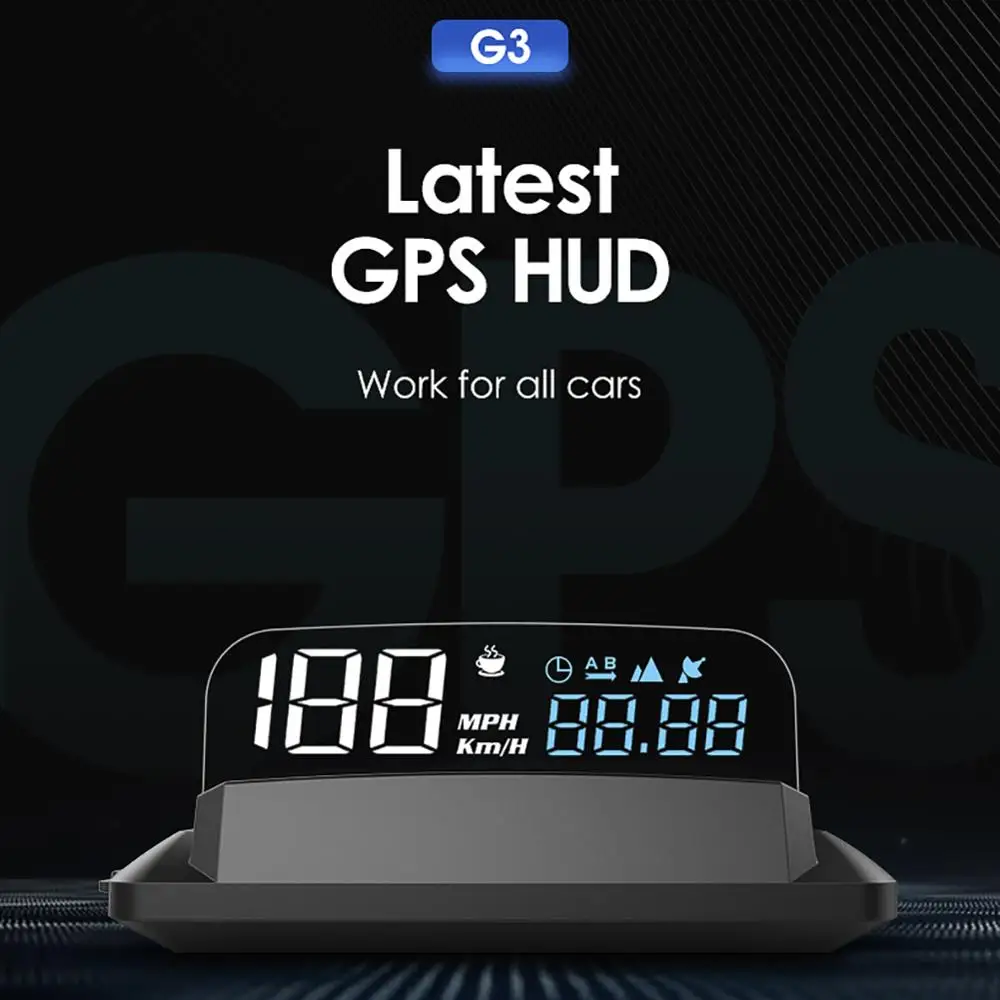 Проектор hud диагональю 5 дюйма для автомобильного стекла G3 gps проекционный