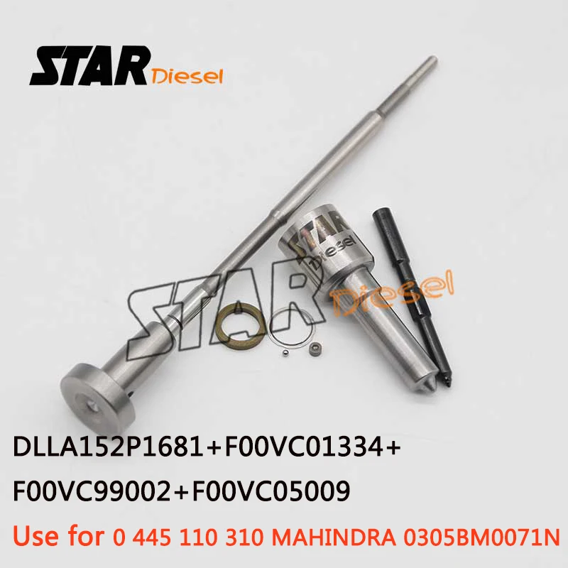 

Overhaul Kits Repair Nozzle DLLA152P1681(0 433 172 029) Valve F 00V C01 334 For 0 445 110 310 MAHINDRA 0305BM0071N