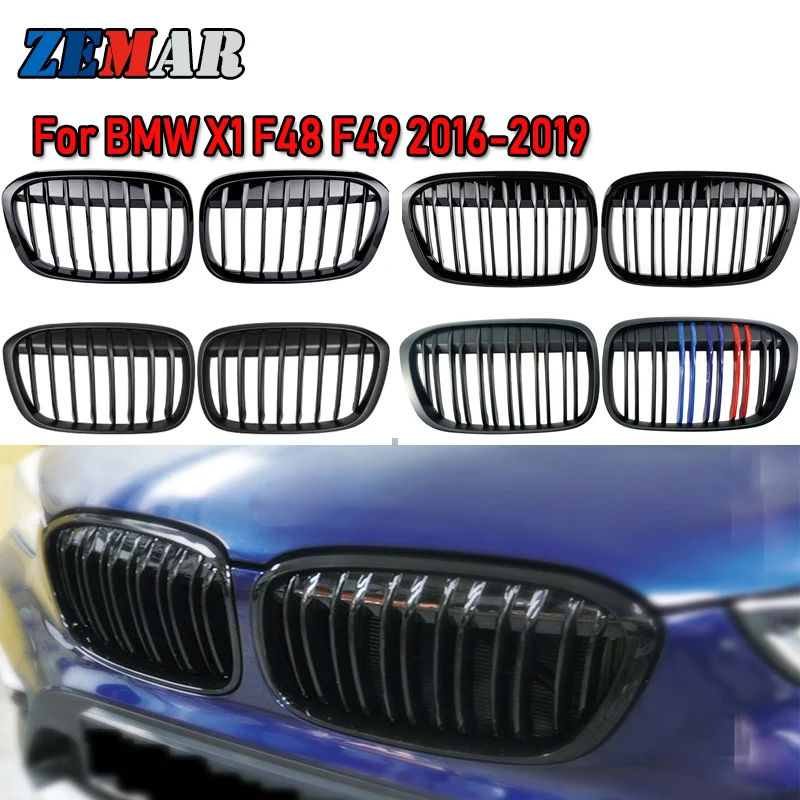 

Решетки для BMW X1 F48 F49 2016 2017 2018 2019 M, углеродное волокно/черный