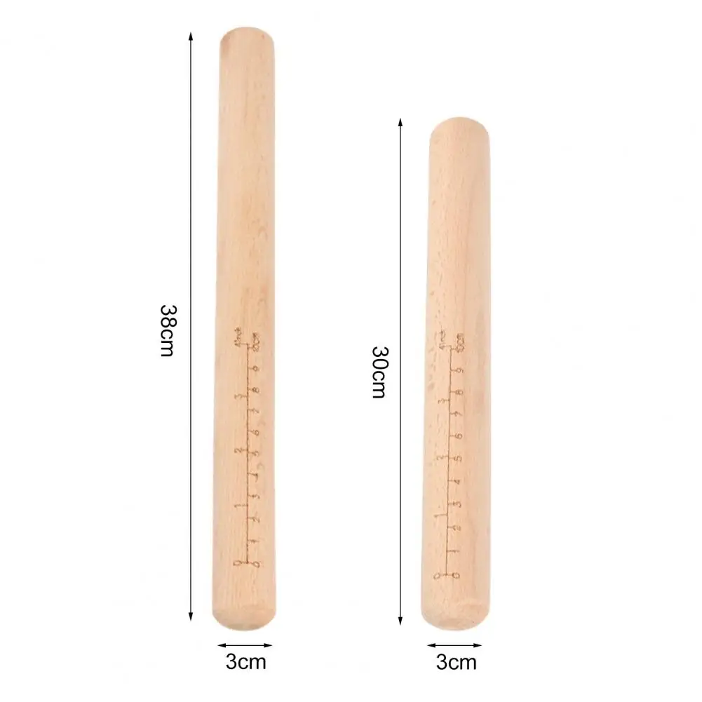 

Dough Roller Eco-friendly Sturdy Construction Wood Non-stick Dough Rolling Pin Tools for Home