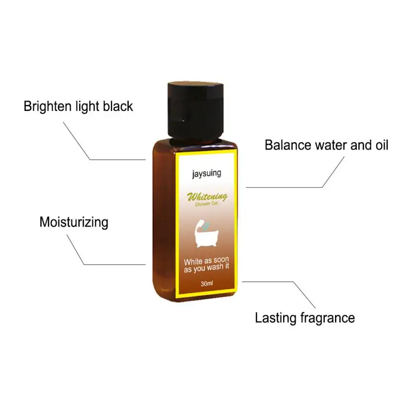 

30ml Volcanic Mud Body Wash Whitening Deep Cleansing Skin Moisturizing Exfoliating Body Care Shower Gel Body Care TSLM1