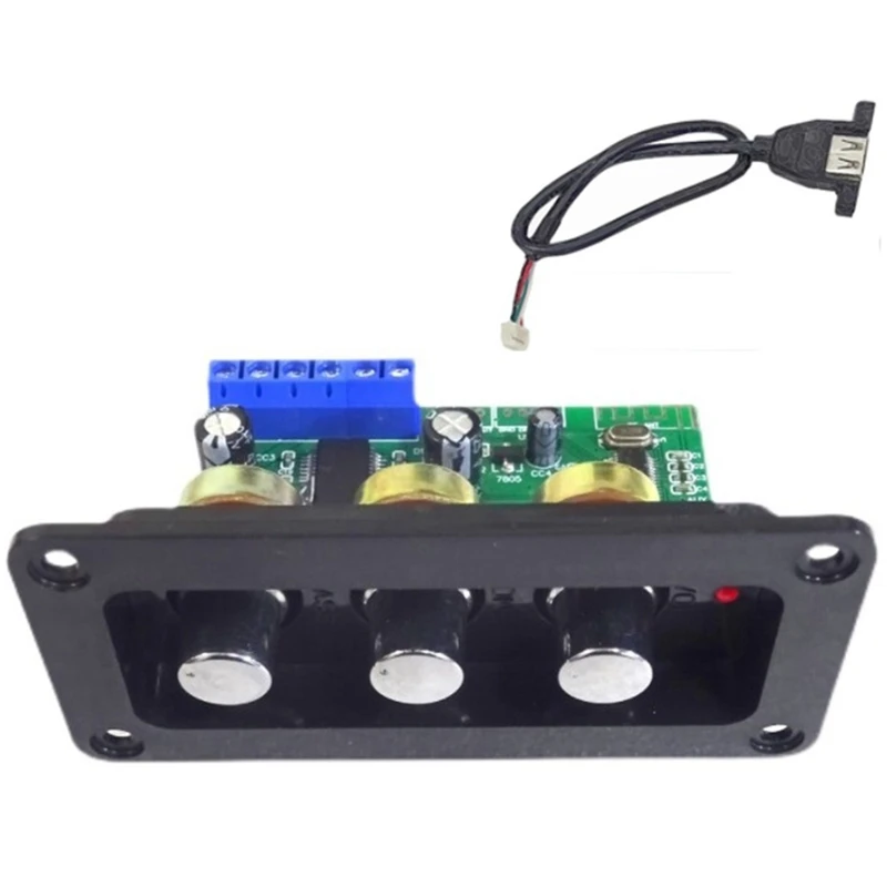 

Bluetooth 5.0 Amplifier Power Audio Board 30W Mono Stage Power Amplifier Board, U Disk Decoder