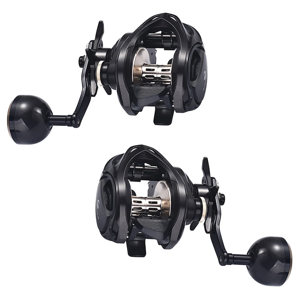 

Carbon Fiber Baitcasting Reel 9+1BB Fishing Reel High Speed 6.3/1 Brake System Low Profile Left Right Hand Fishing Wheel Gear