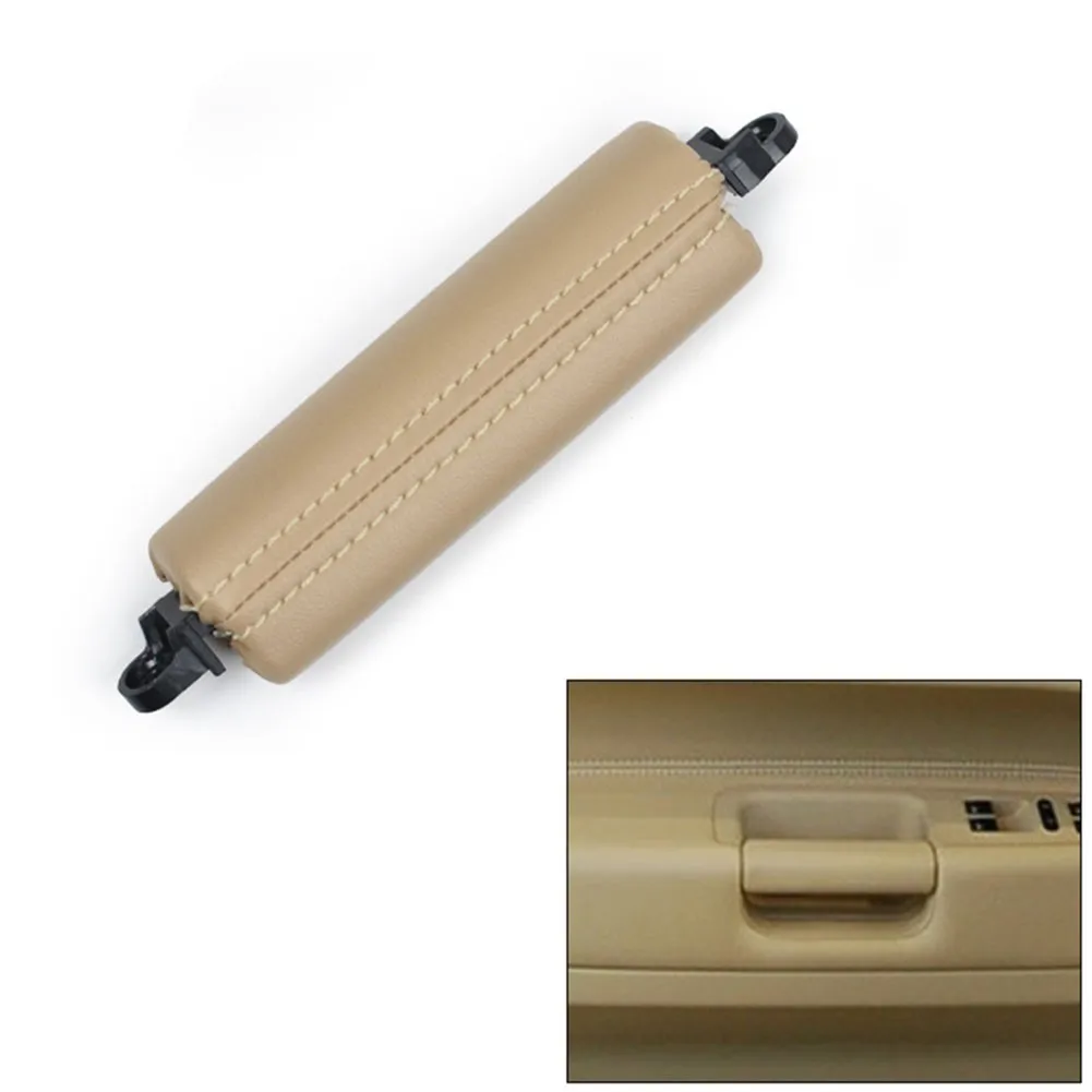 1 * украшение ручки для Touareg 2003-2010 бежевая кожаная Натяжная ручка левой внутренней