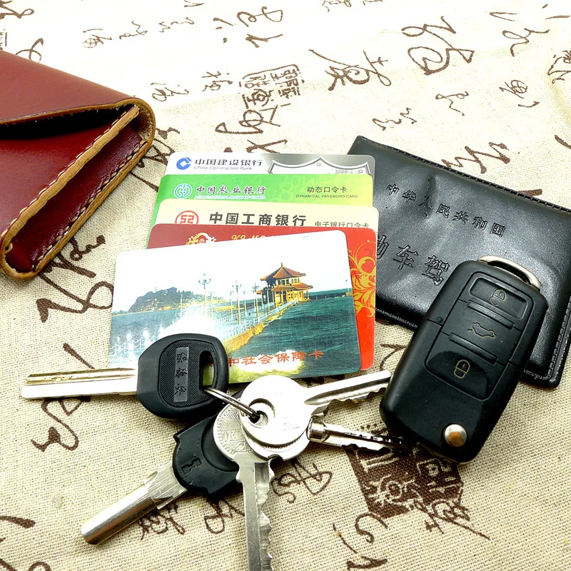 Кожаная поясная сумка blongk маленький кошелек ручной работы на ремне чехол для