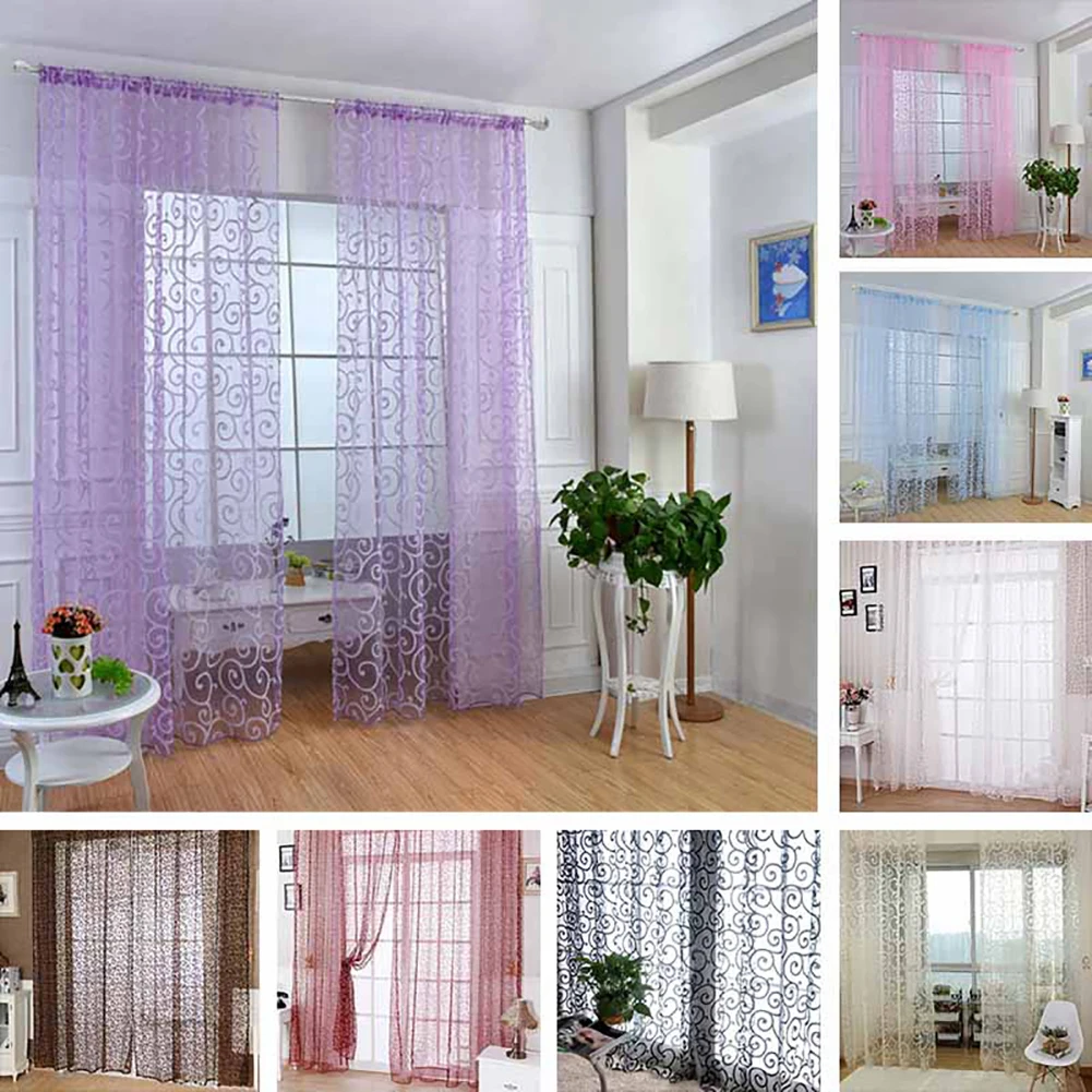 2019 100% абсолютно новые и высококачественные занавески полупрозрачные винтажные
