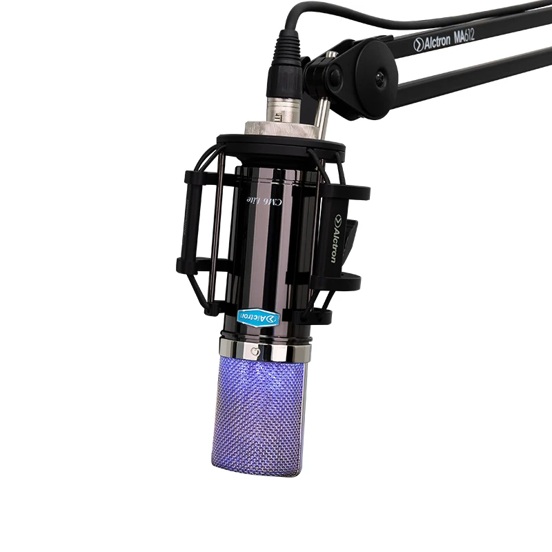 Большой диафрагма Alctron Cm6lite полевой конденсаторный микрофон для компьютерной