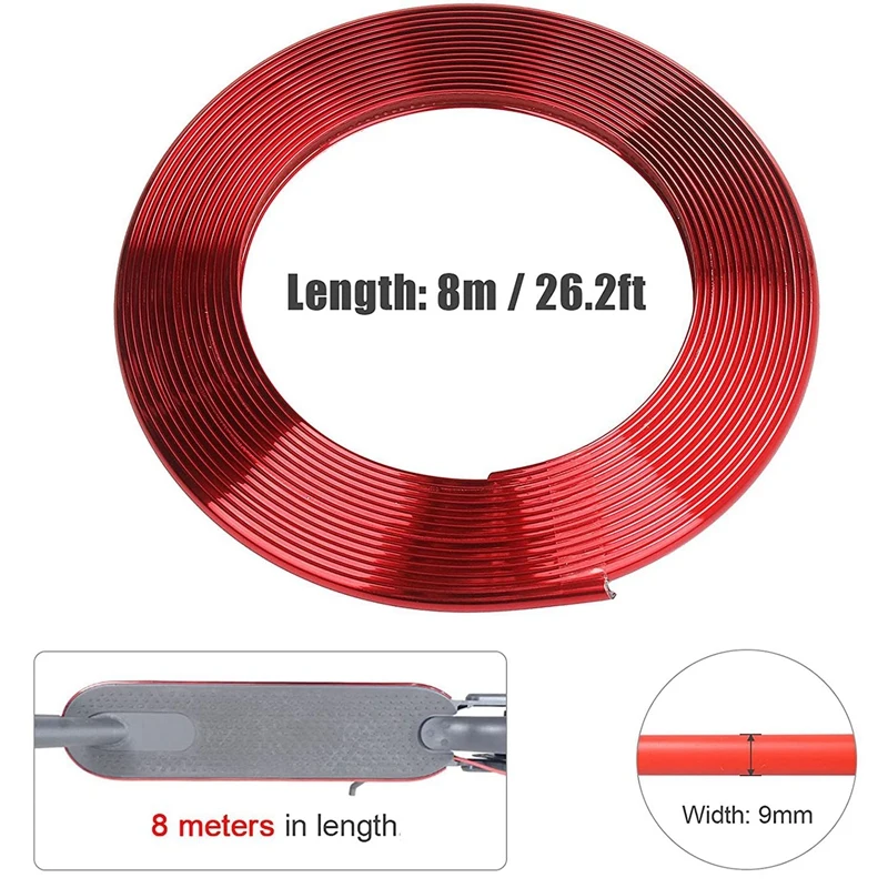Декоративная полоса для корпуса скутера 2 метра защиты от столкновений бампер