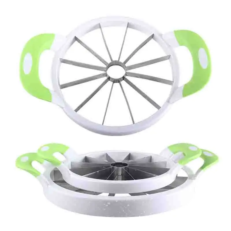 

Two models Large Kitchen Practical Tools Creative Watermelon Slicer Melon Cutter Knife 410 Stainless Steel Fruit Cutting Slicer