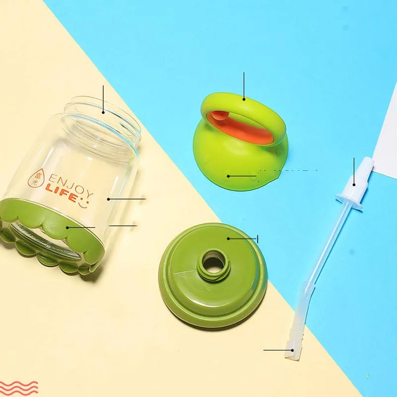 Детская бутылка для воды с соломинкой 2 шт. 260 мл | Мать и ребенок