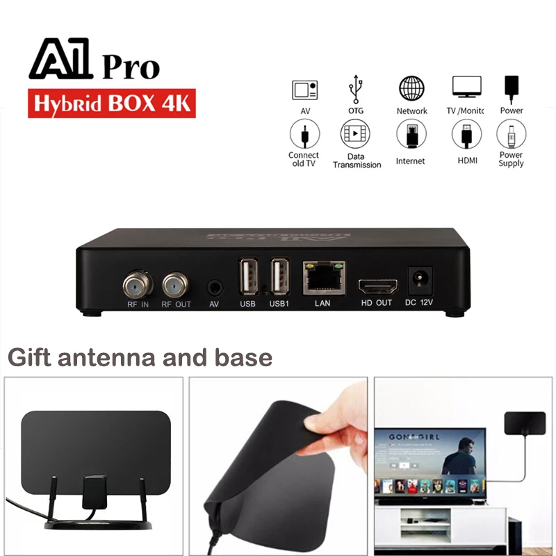Android ATSC цифровой преобразователь Приставка Smart tv приставка iptv телеприставка WIFI