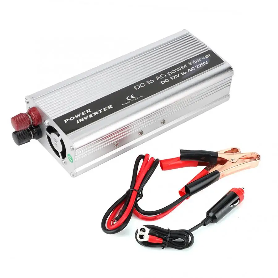 1 шт. автомобильный преобразователь напряжения 2000 Вт 12 В постоянного тока в 220-240