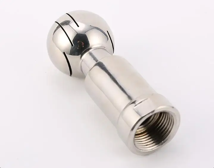 DN15 DN20 DN25 DN32 BSPT Женская нить CIP бак очистка поворотный спрей шар SS 304 санитарная