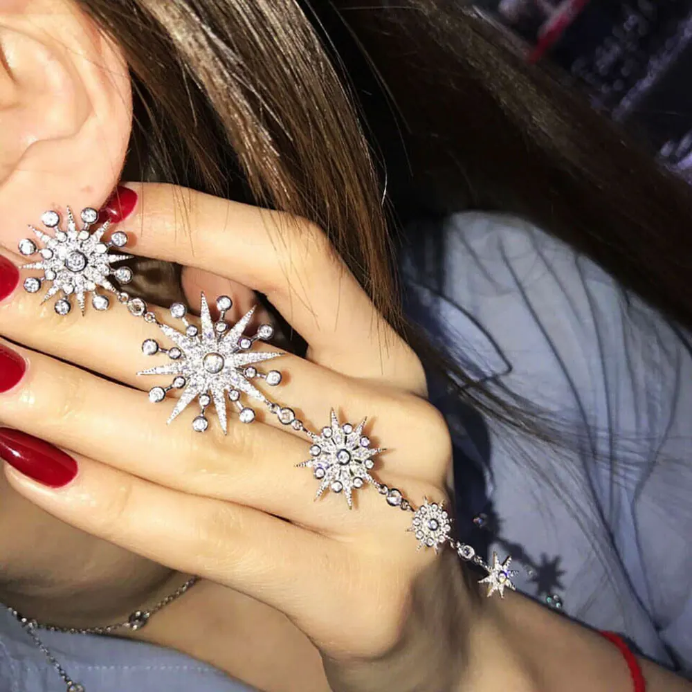 Missvikki блестящие брендовые модные ювелирные изделия Длинные Подвесные серьги для