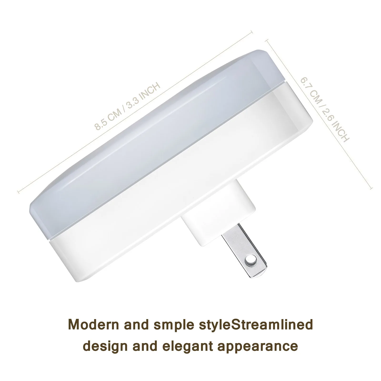 Сенсорный ночник с двумя USB-портами зарядка для телефона светодиодные лампы