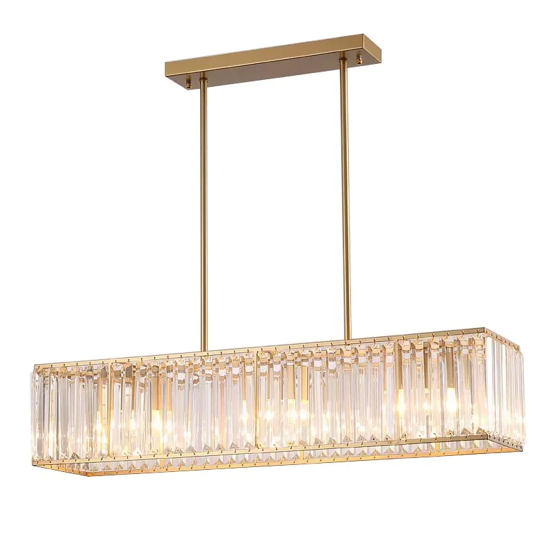 Современная хрустальная светодиодная лампа подвесной светильник для ресторана