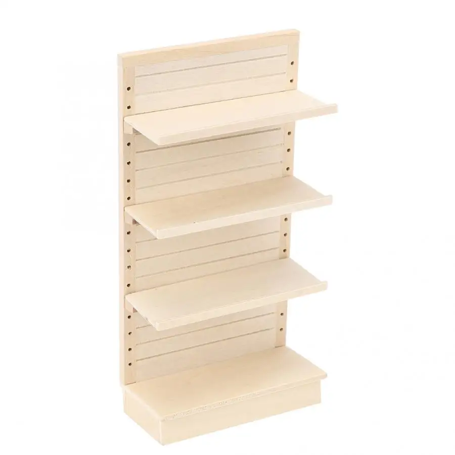 1/12 миниатюрный кукольный домик полки для супермаркета деревянная мини модель