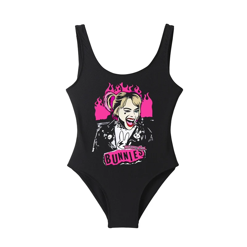 Слитный купальник с принтом черной кошки праздничная одежда единорогом боди в