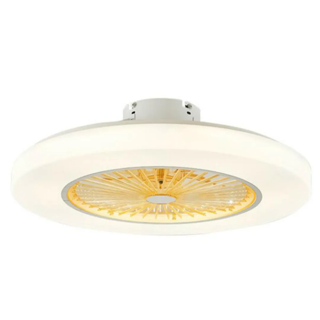 Современный простой потолочный вентилятор лампа 220 В/110 В светодиодный