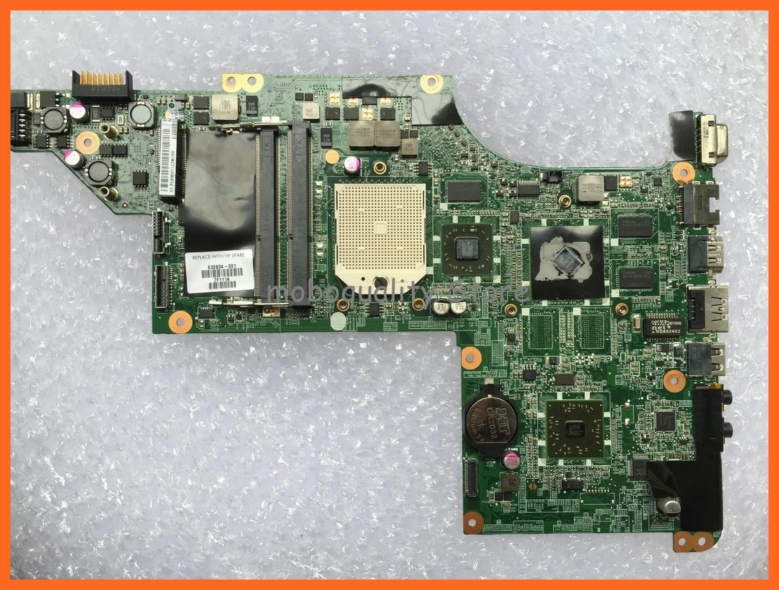 Бесплатный процессор DA0LX8MB6E1 DA0LX8MB6D1 615687-001 630834-001 для HP DV7 DV7T DV7-4000 материнская плата для ноутбука 100% протестирована