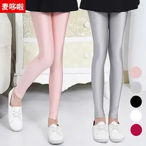 Леггинсы эластичные для девочек, на веснуосеньлето, 2020