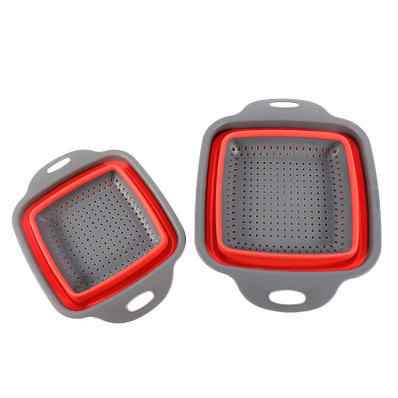 1 шт. Новинка квадратная корзина для слива Складная подставка на раковину стеллаж