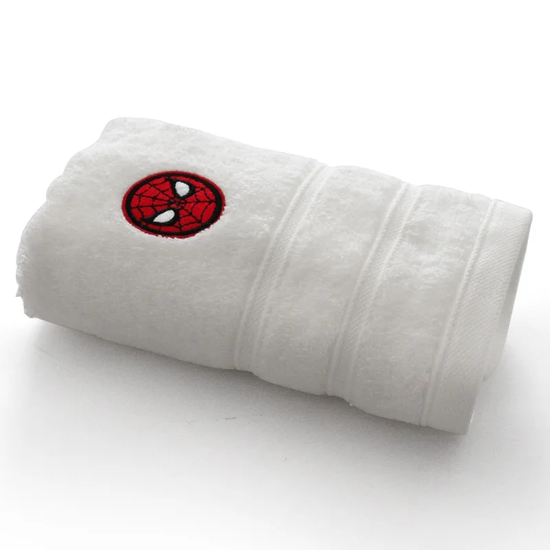 Дисней мультфильм полотенце Человек паук Капитан Америка Железный человек