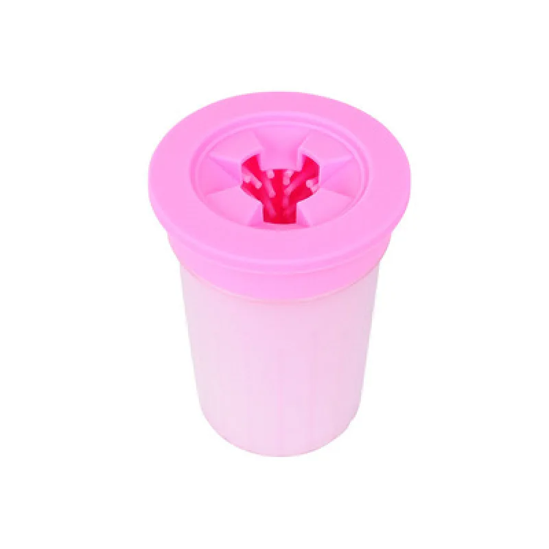 

Pet Cats Dogs Foot Clean Cup For Dogs Cats Cleaning Tool Soft Plastic Washing Brush Paw Washer Pet Accessories for Dog