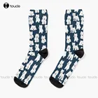 Носки Westie West Highland Terrier, носки для девочек с собаками и терьерами, персонализированные носки унисекс для взрослых и подростков