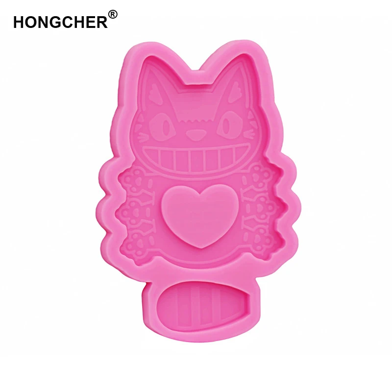 

New Glossy Crossing Animals DIY Handmade Keychain Pendant Earrings Epoxy Flexible Silicone Mold