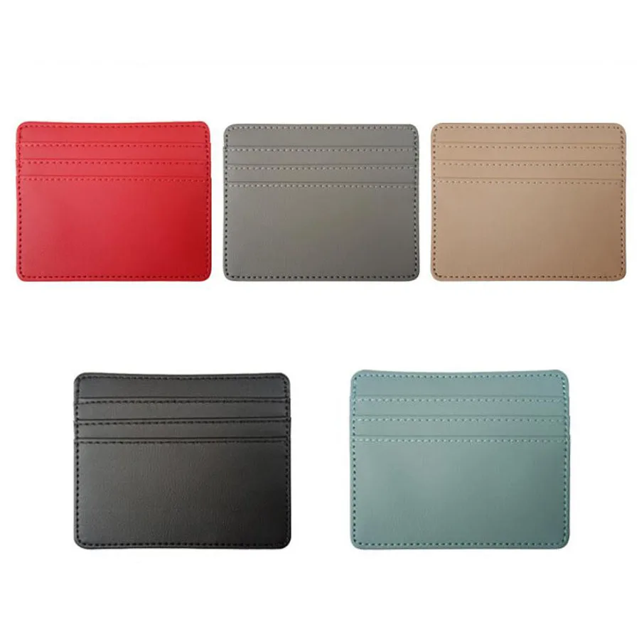 Держатель для карт тонкий кредитных ID карты монет Чехол сумка кошелек Органайзер