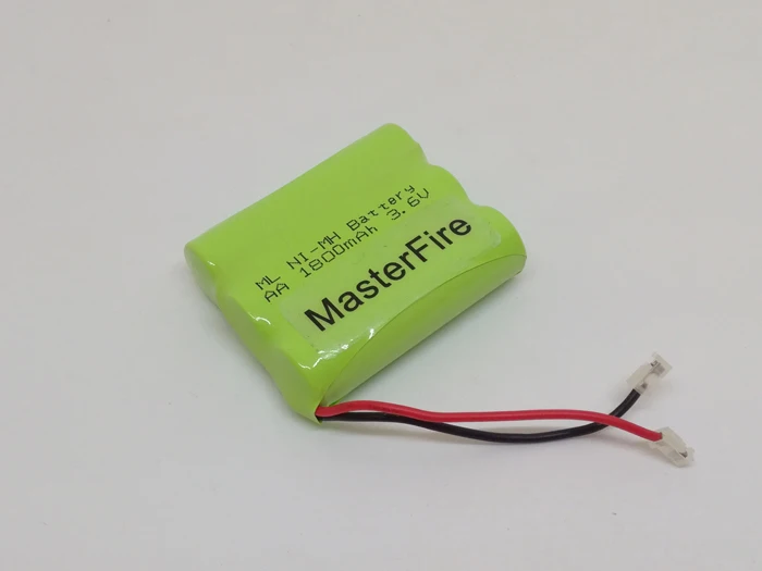 masterfire original 3 6v 1800mah 3x aa cordless phone rechargeable nimh cordless telephone battery ni mh batteries pack free global shipping
