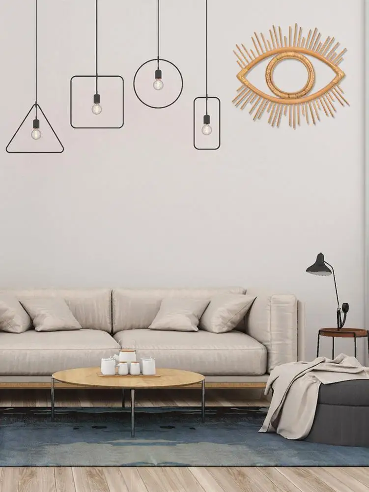 Ротанговая креативная подвесная рамка для глаз декоративная настенная