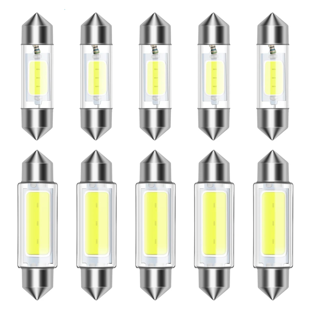 10 шт. C5W Led C10W Festoon светильник s Внутреннее освещение 31 мм 36 39 автомобильная лампа Doom