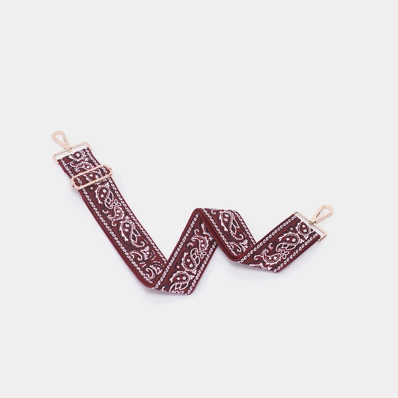 Ellovado National Style Paisley Bag Strap Fashion Adjustable Crossbody Bag Shoulder Bag Belt Replacement Accessory Handbag Strap