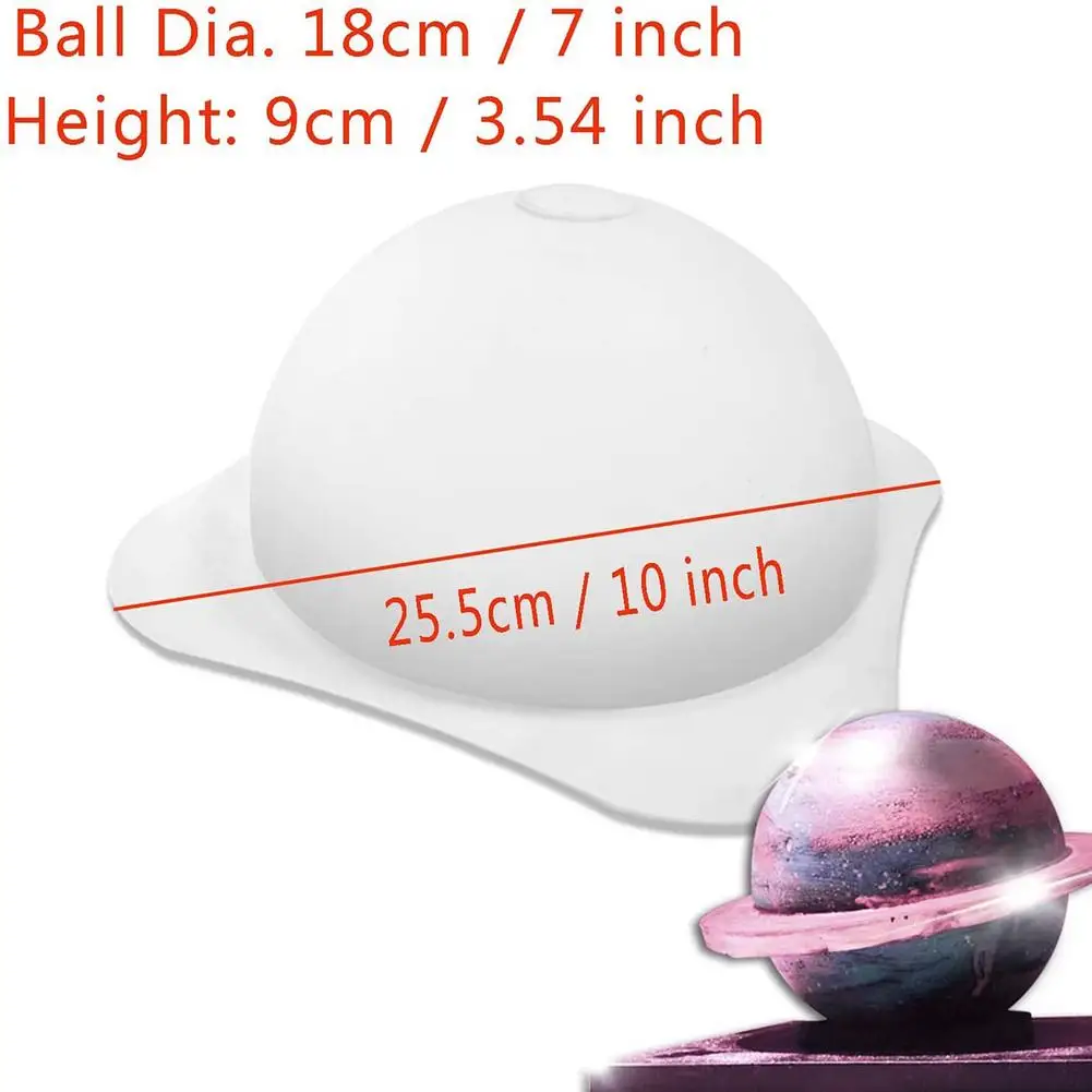 

Large Silicone Cake Mold DIY Planet Shaped Mouse Cake Mould Baking Ball Cake Decorating Tool Chocolate Ball Mold